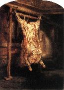 REMBRANDT Harmenszoon van Rijn The Flayed Ox Norge oil painting reproduction
